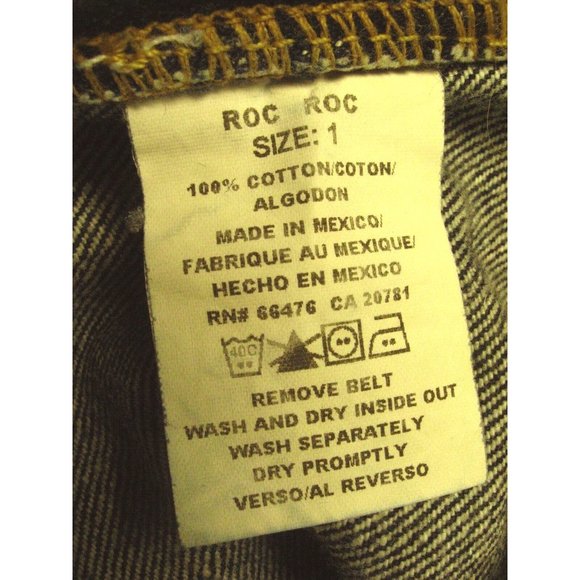 TOMMY Jeans Womens Size 1 26 x 31 MEASURED Blue Denim Flare - Picture 10 of 11